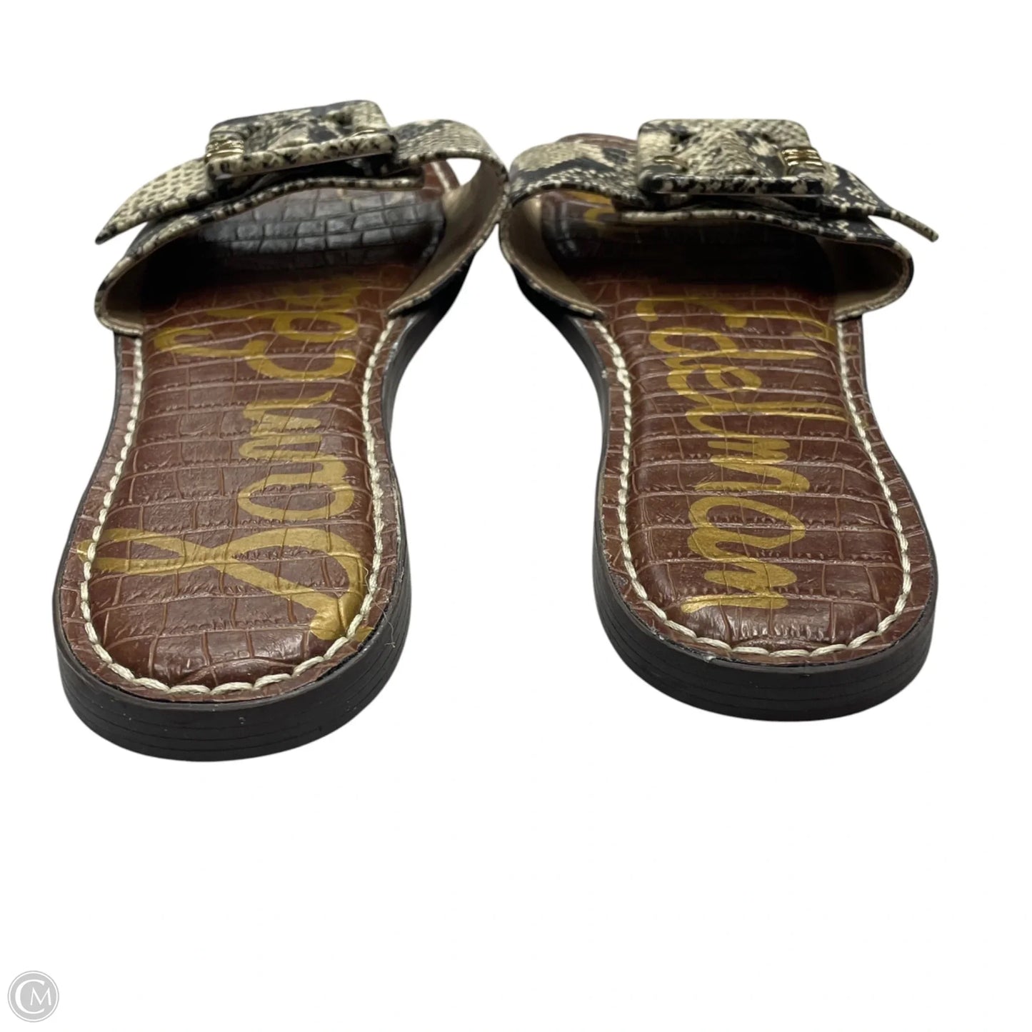 Sandals Flats By Sam Edelman In Snakeskin Print, Size: 10