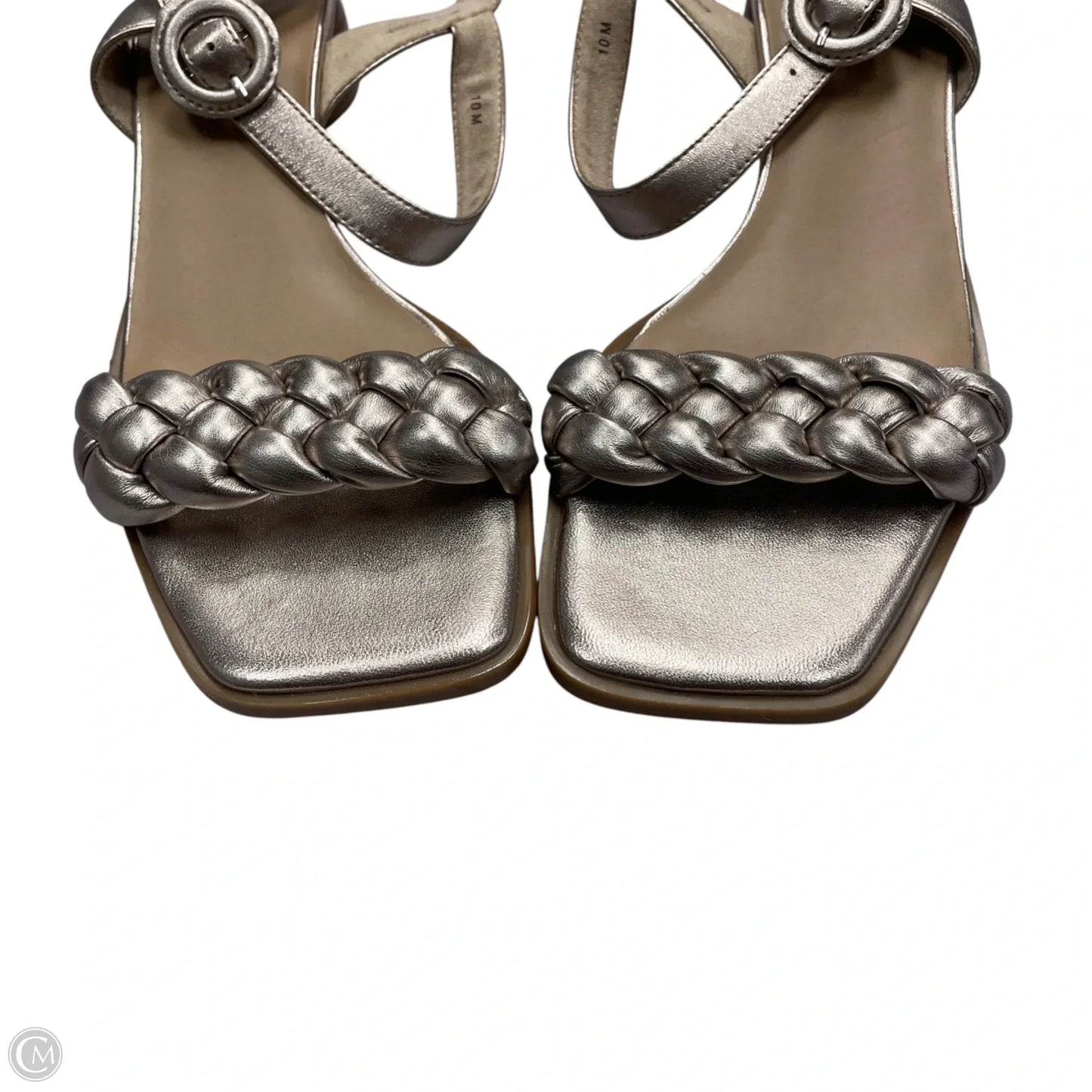 Sandals Heels Kitten By Vaneli In Rose Gold, Size: 10