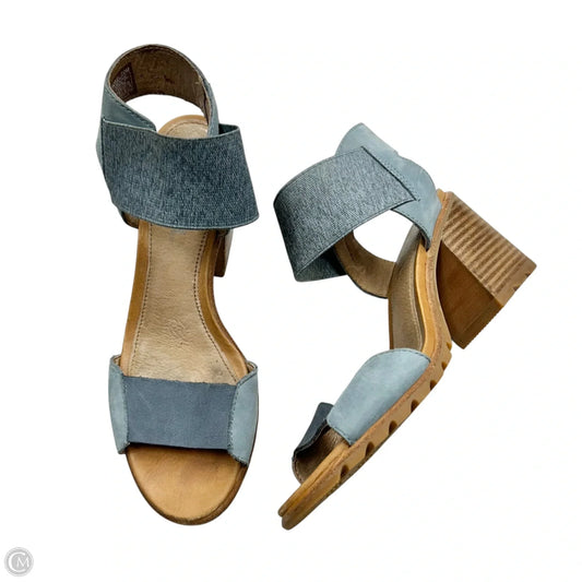 Sandals Sport By Sorel In Blue & Brown, Size: 8
