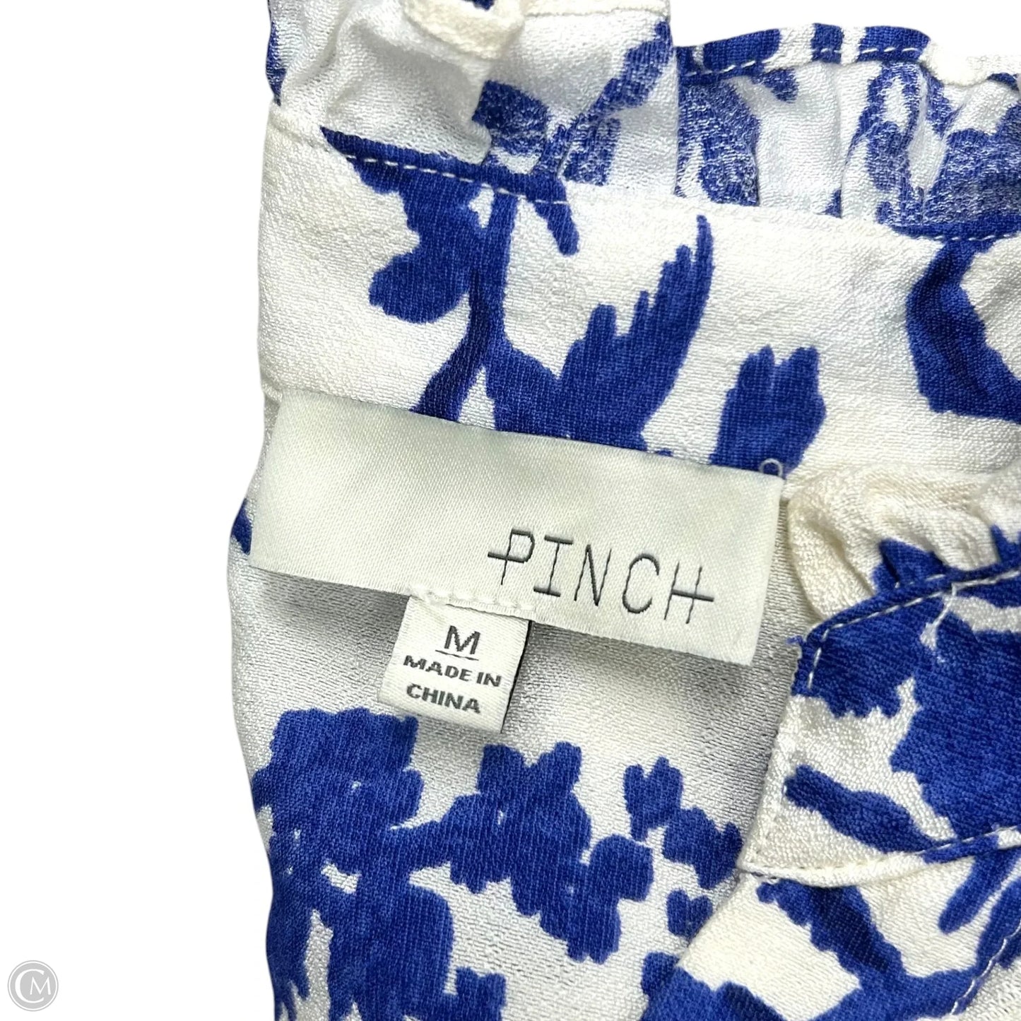 Dress Party Long By Pinch In Blue & White, Size: M