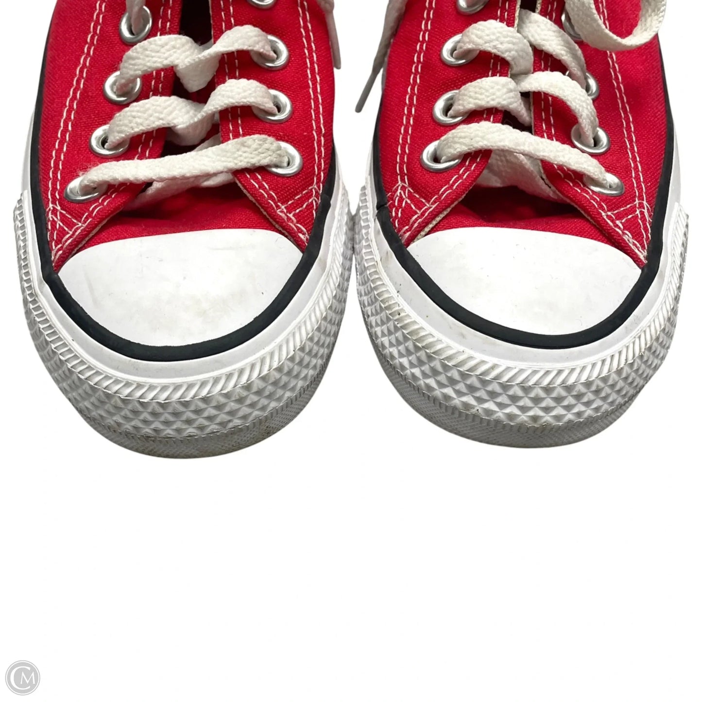 Shoes Sneakers By Converse In Red & White, Size: 6.5