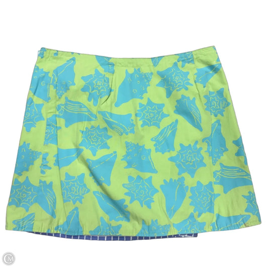 Skirt Designer By Lilly Pulitzer In Blue & Green, Size: 2