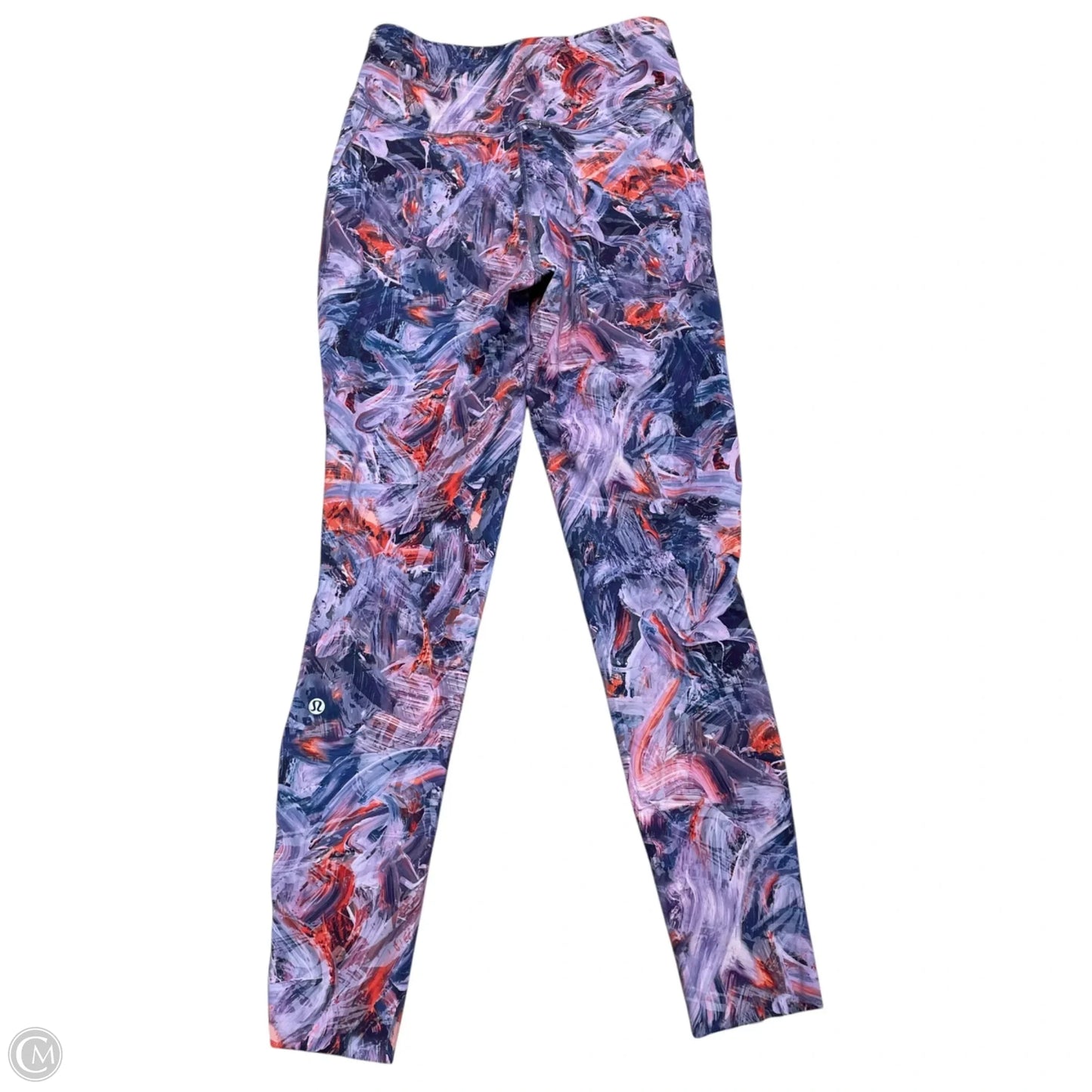 Athletic Leggings By Lululemon In Blue & Purple, Size: M