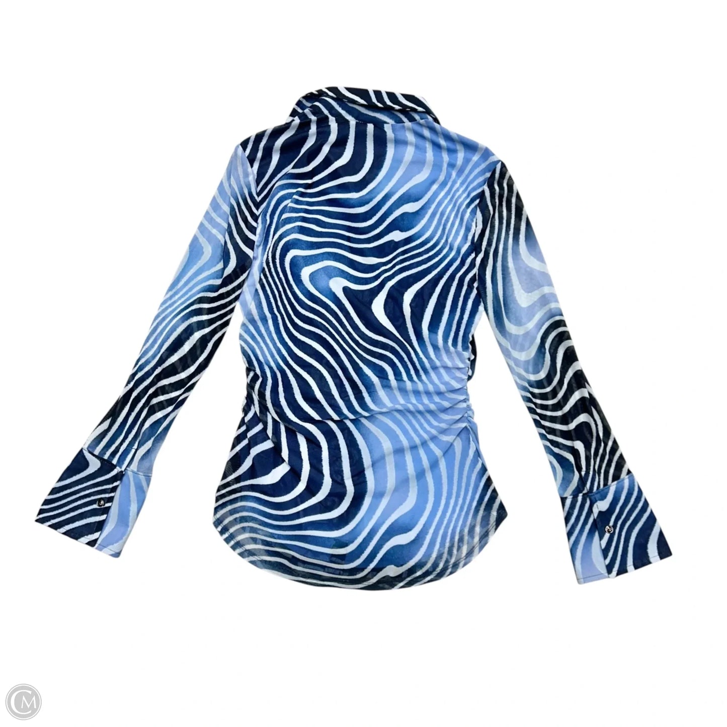 Blouse Long Sleeve By Ramy Brook In Blue, Size: S