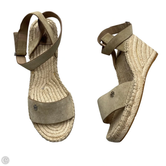Sandals Designer By Tory Burch In Cream, Size: 9