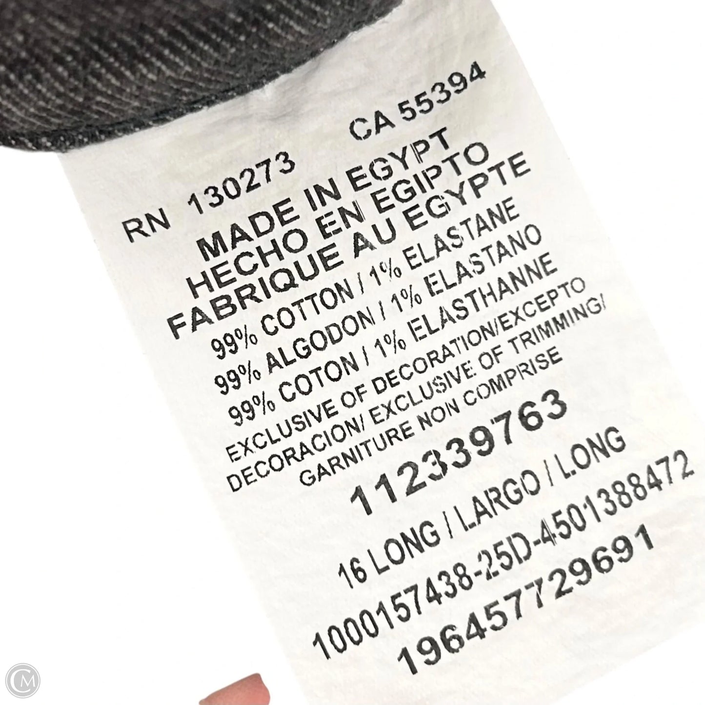 Jeans Flared By Lee In Grey Denim, Size: 16L