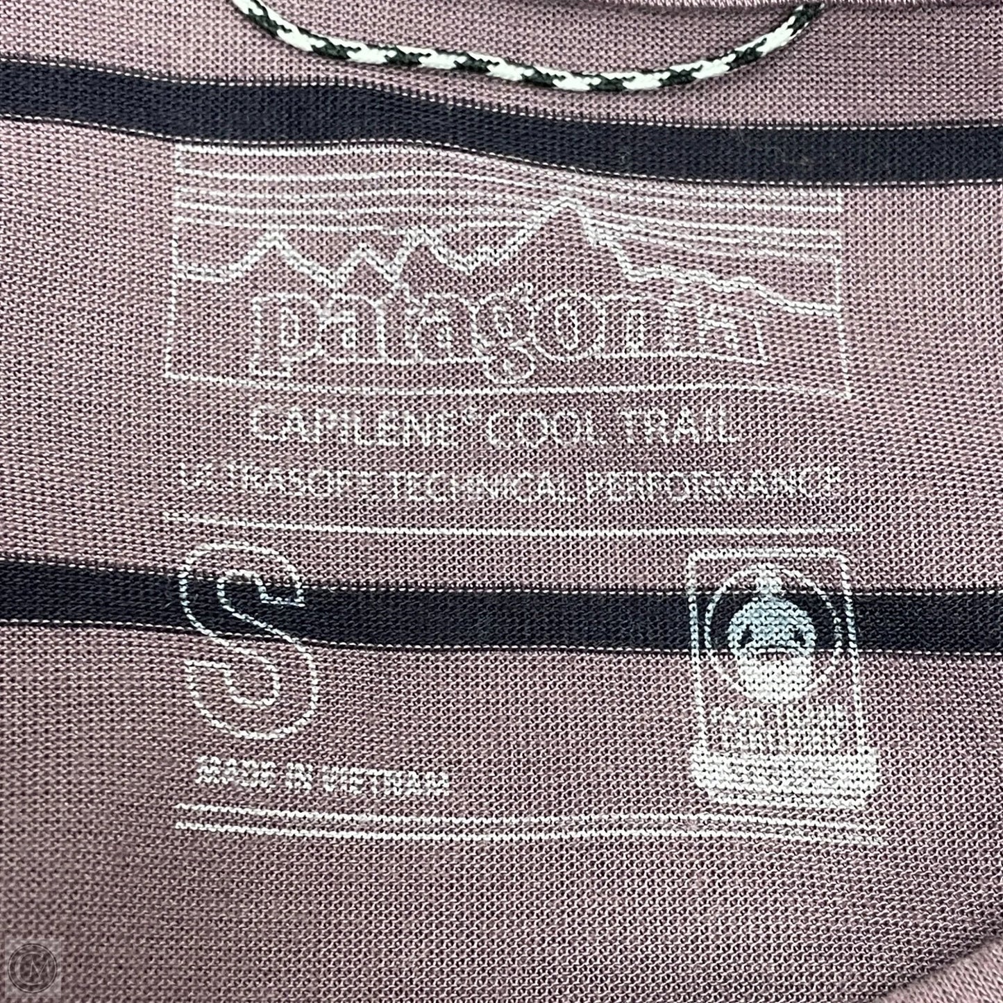 Athletic Top Long Sleeve Collar By Patagonia In Purple, Size: S