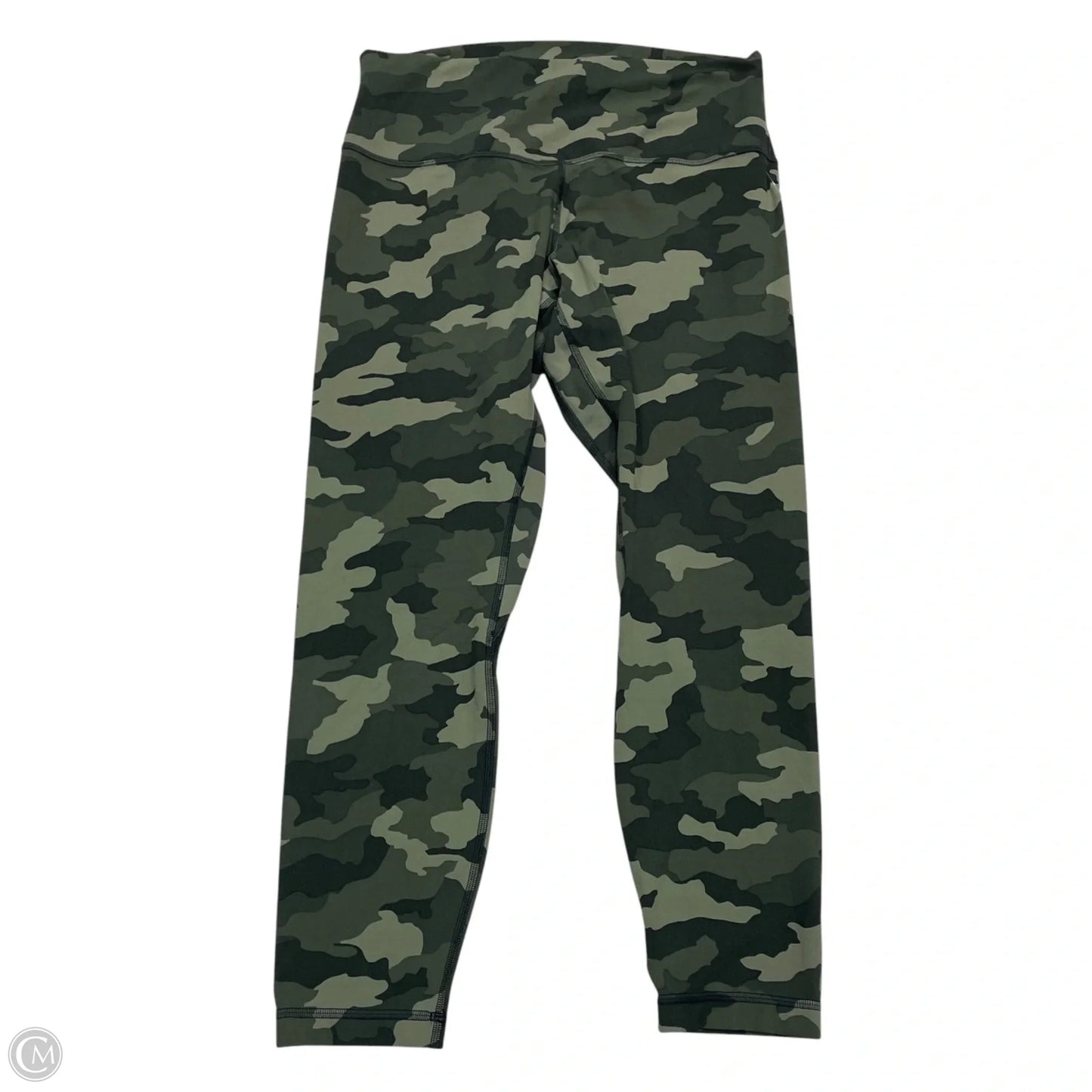 Athletic Leggings By Lululemon In Camouflage Print, Size: L