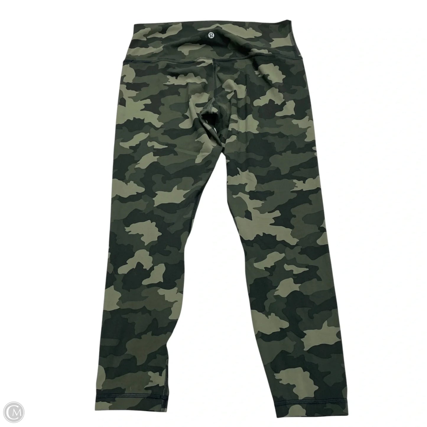 Athletic Leggings By Lululemon In Camouflage Print, Size: L