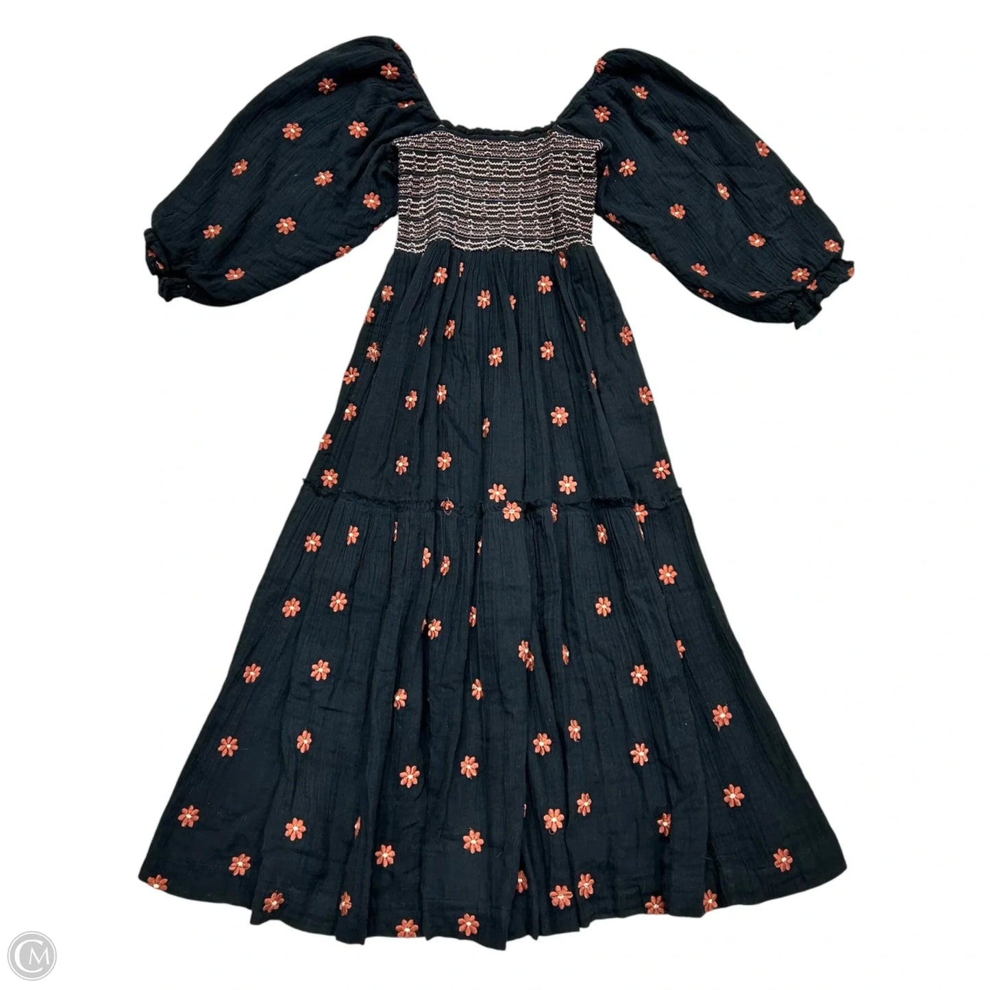 Dress Casual Maxi By Free People In Black & Red, Size: Xs