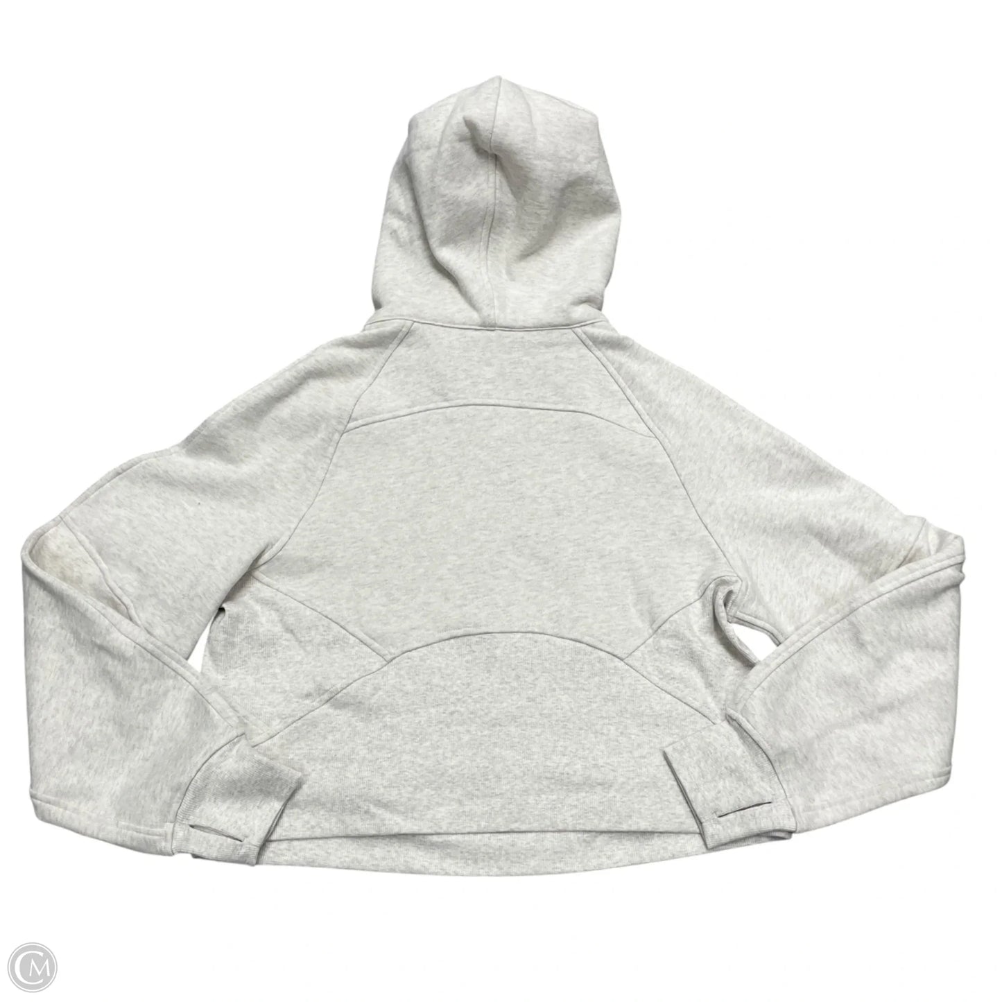Athletic Sweatshirt Crewneck By Lululemon In Grey, Size: Xs