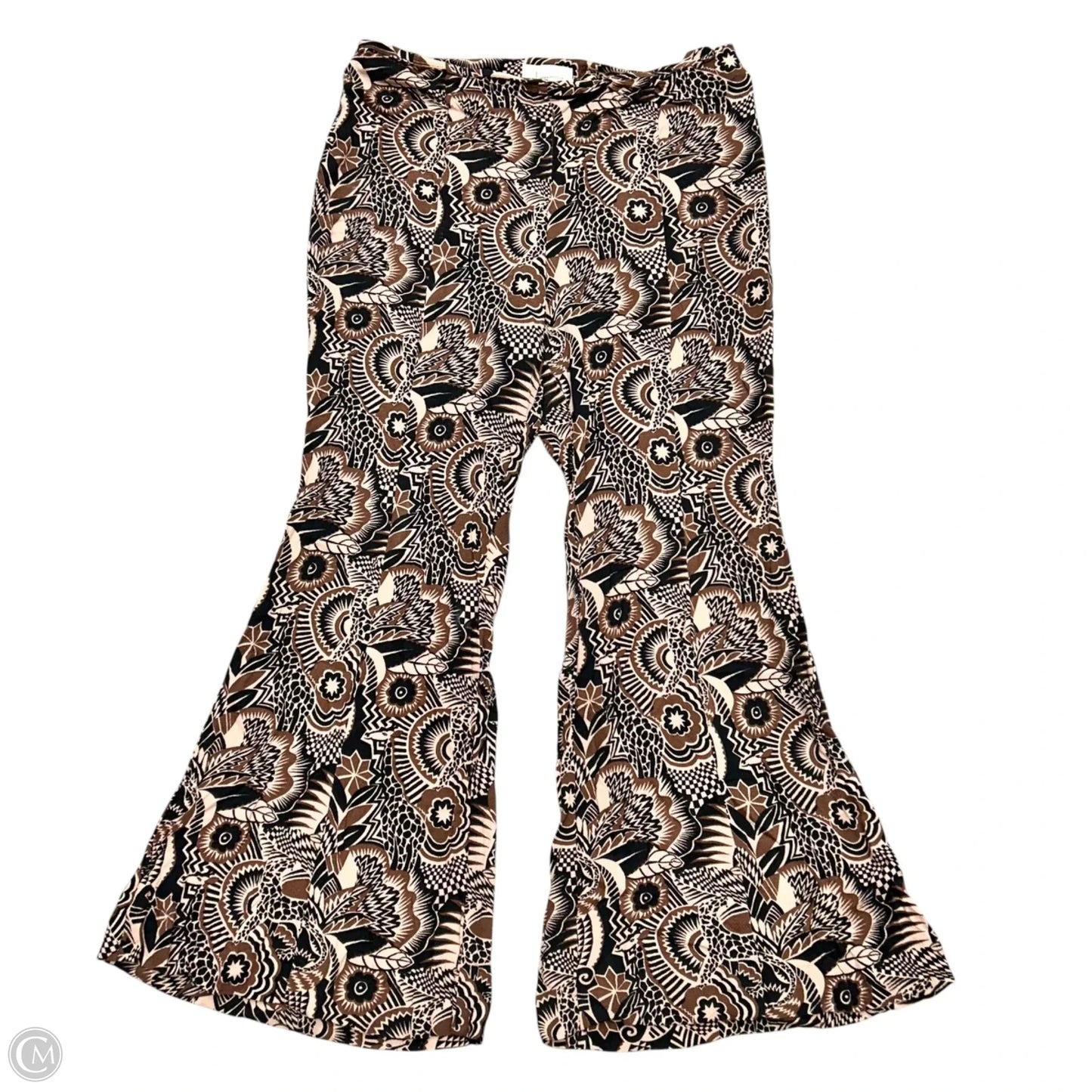 Pants Other By Anthropologie In Black & Brown, Size: 14