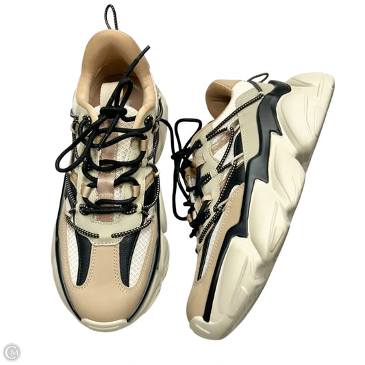 Shoes Athletic By Steve Madden In Brown & Cream, Size: 8.5