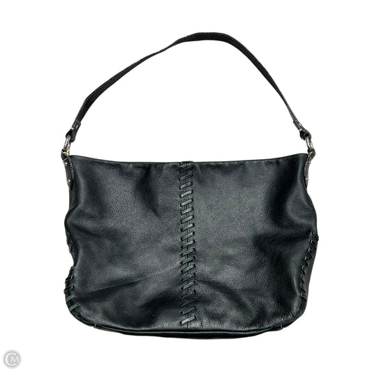 Handbag Leather By Clarks, Size: Medium