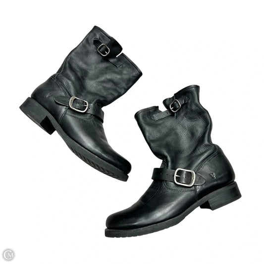 Boots Designer By Frye In Black, Size: 10