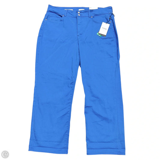 Jeans Wide Leg By Not Your Daughters Jeans In Blue, Size: 18