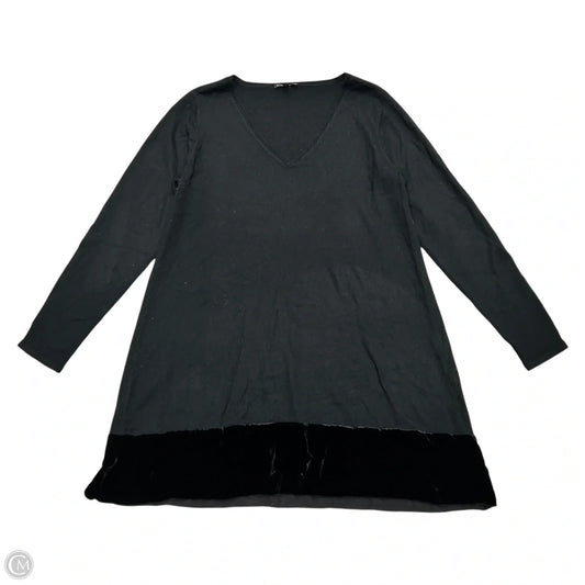 Dress Sweater By Eileen Fisher In Black, Size: M