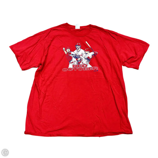 Top Short Sleeve By Port & Company In Red, Size: 3x