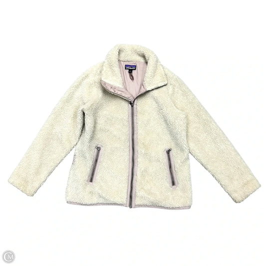 Coat Faux Fur & Sherpa By Patagonia In Cream, Size: L
