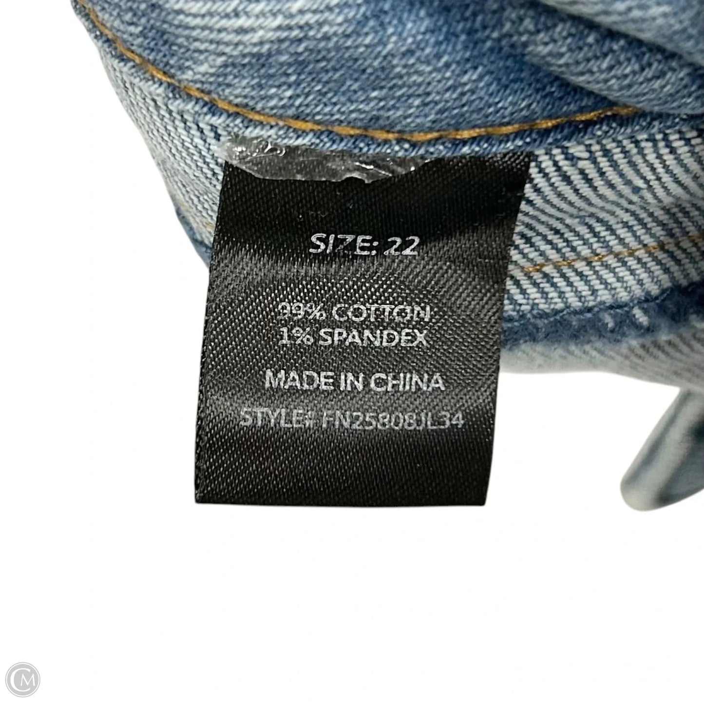 Jeans Boot Cut By Fashion Nova In Blue Denim, Size: 22