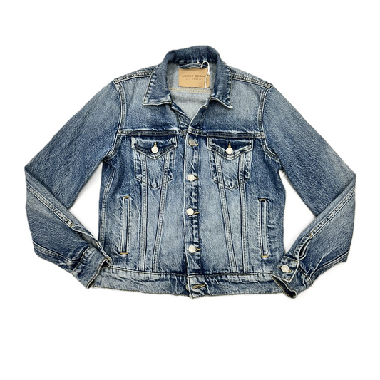 Jacket Denim By Lucky Brand In Blue Denim, Size: 8.5