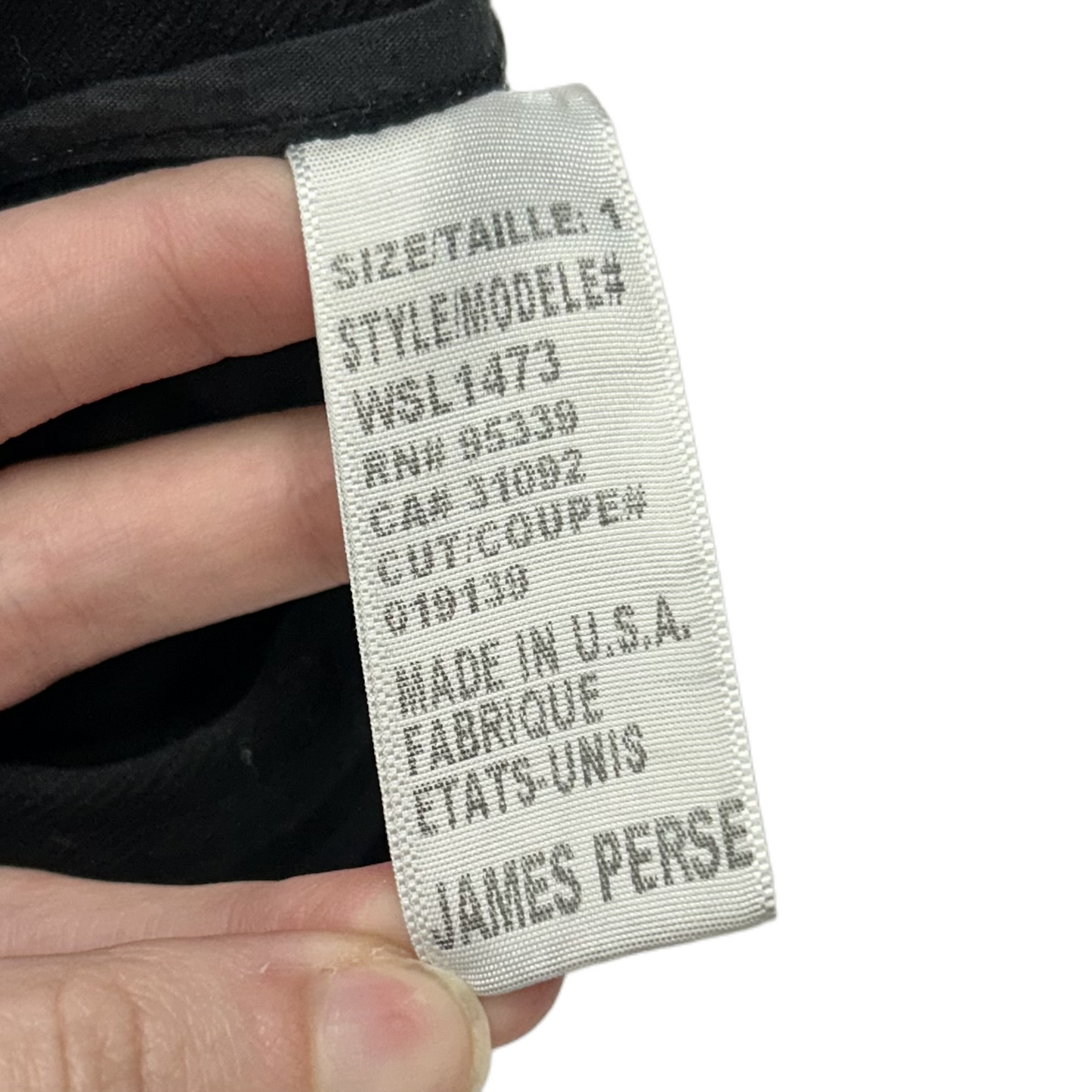 Black Pants Designer By James Perse, Size: S