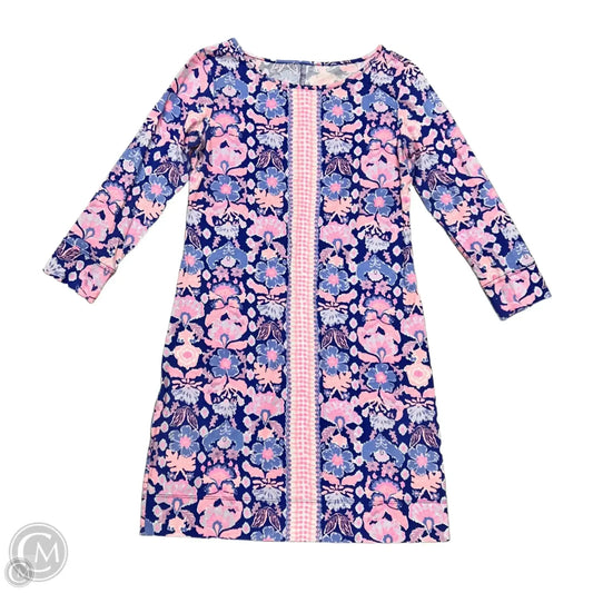 Dress Designer By Lilly Pulitzer In Blue & Pink, Size: Xs