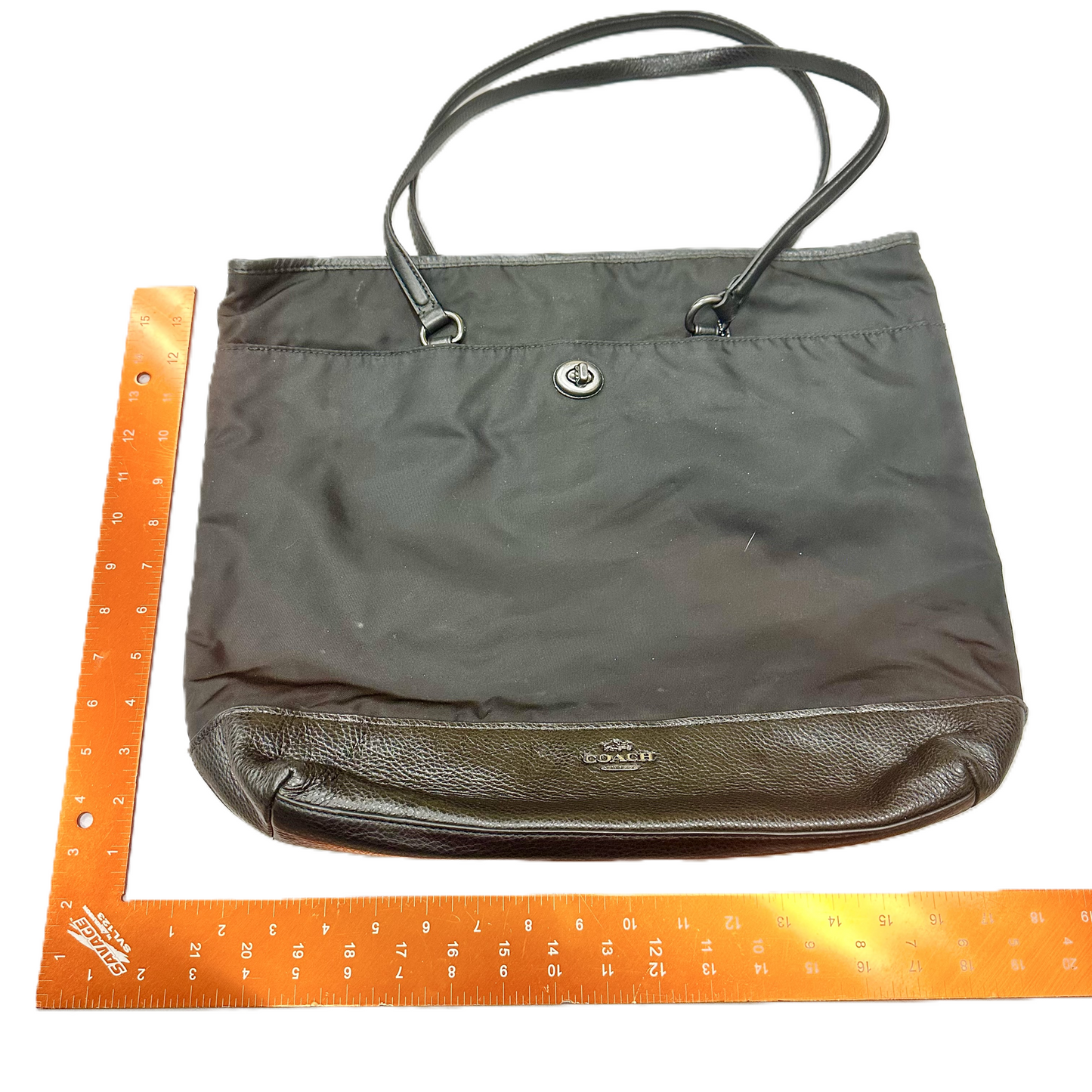 Tote Designer By Coach, Size: Large