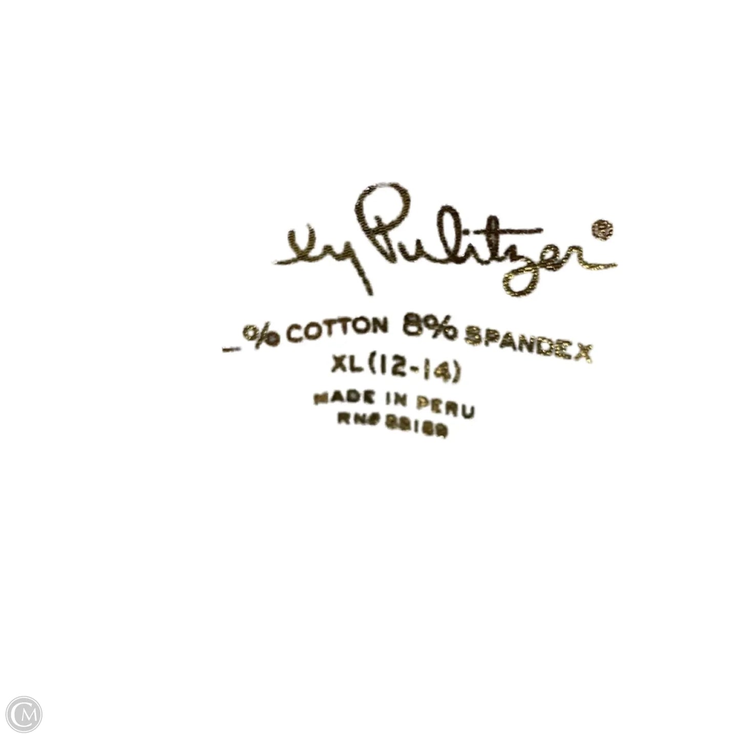 Pants Designer By Lilly Pulitzer In Blue & Pink, Size: Xs