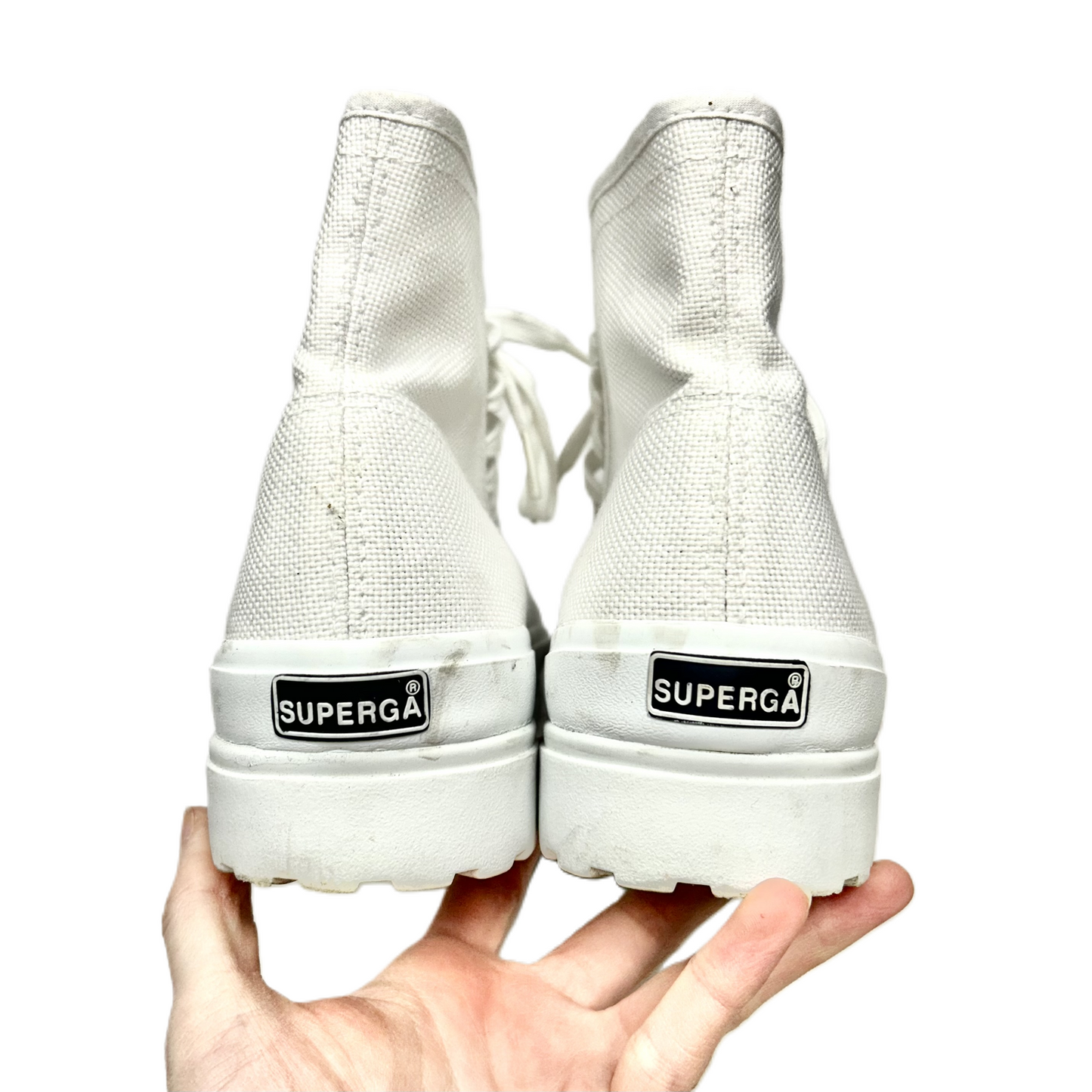 Shoes Sneakers By Superga In White, Size: 9