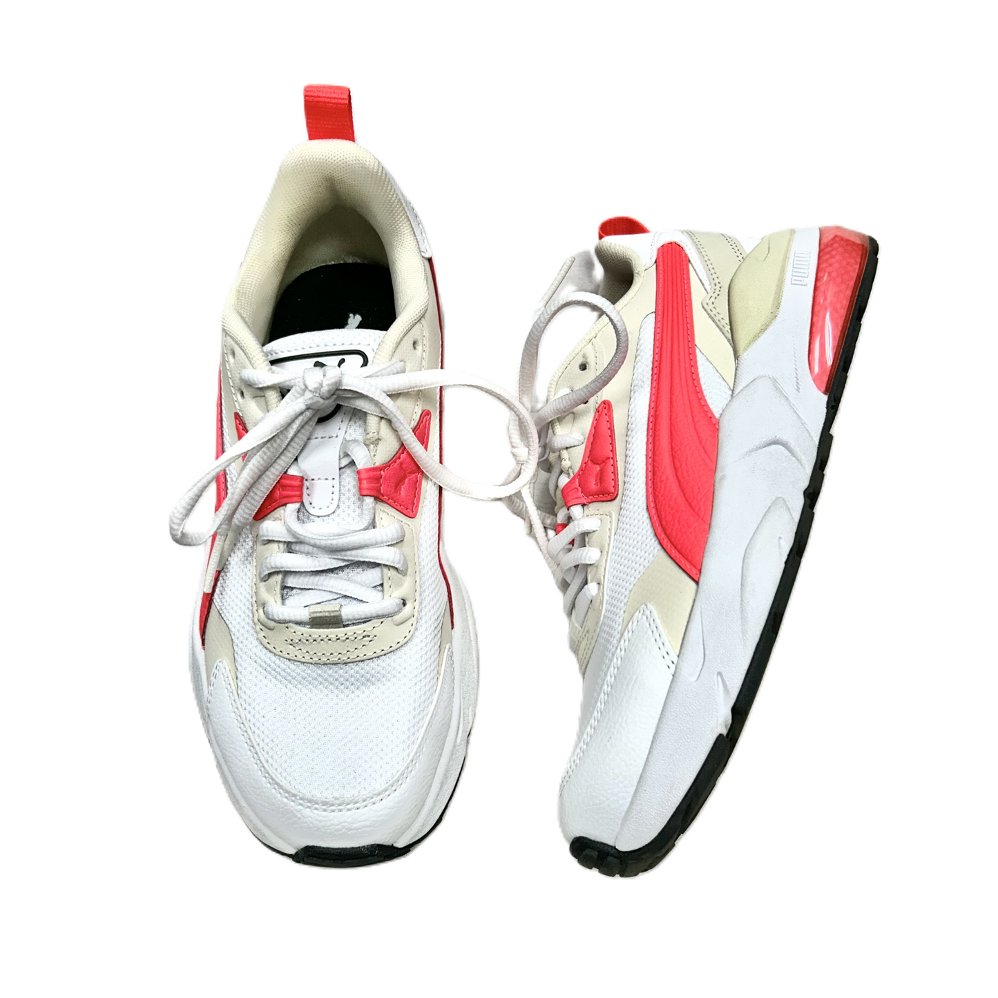 Shoes Sneakers By Puma In Pink & White, Size: 6