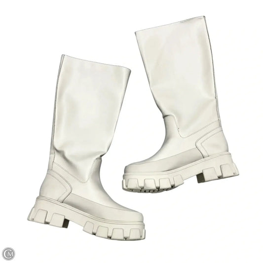 Boots Knee Heels By Circus By Sam Edelman In Beige, Size: 9.5