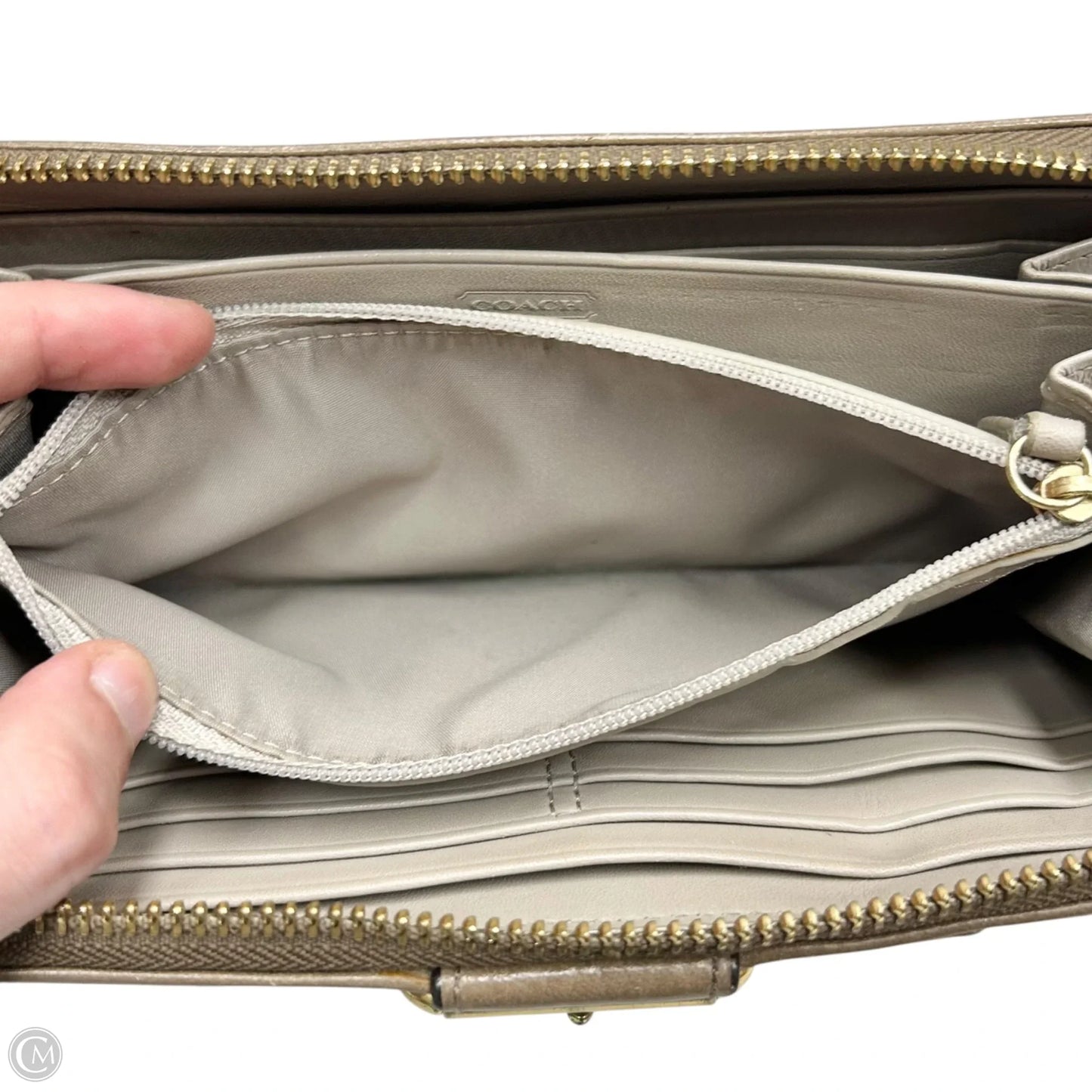 Wallet Designer By Coach, Size: Large