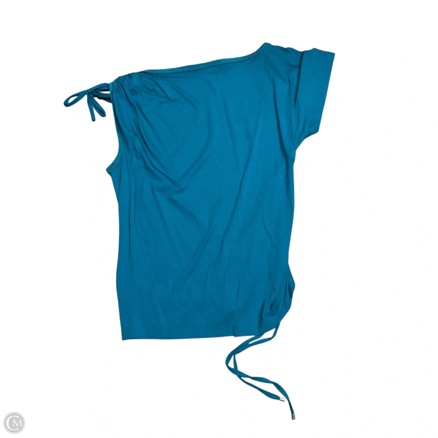 Top Short Sleeve Designer By Trina Turk In Teal, Size: S