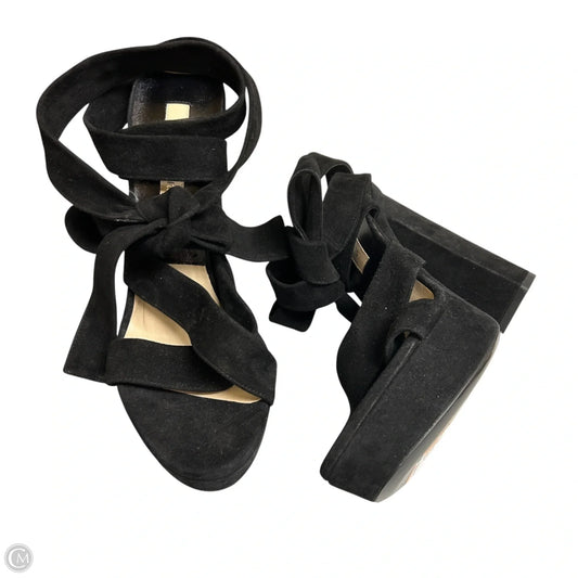 Sandals Designer By Michael Kors In Black, Size: 7.5