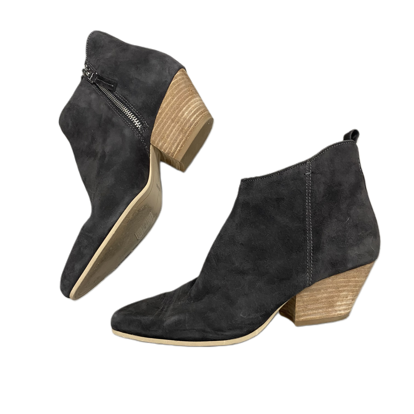 Boots Ankle Heels By Dolce Vita In Grey, Size: 8.5