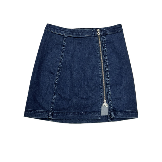 Blue Denim Skirt Mini & Short By Free People, Size: 8