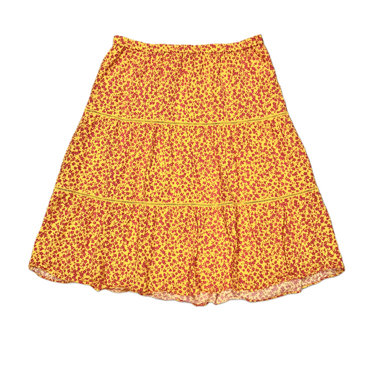 Pink & Yellow Skirt Mini & Short By J. Crew, Size: L