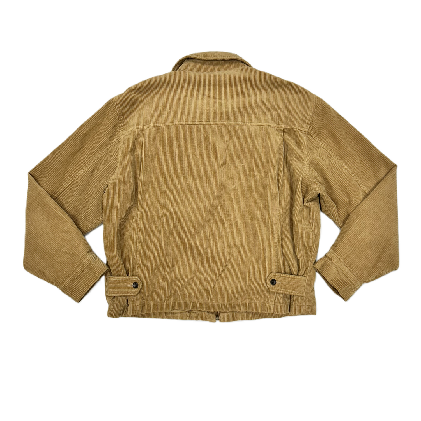 Tan Jacket Fleece By St Johns Bay, Size: L