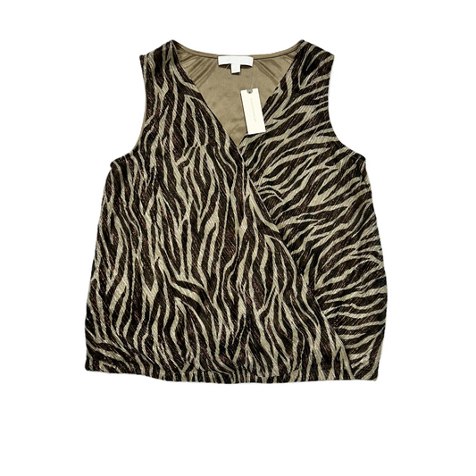 Animal Print Top Sleeveless By Eri + Ali, Size: S