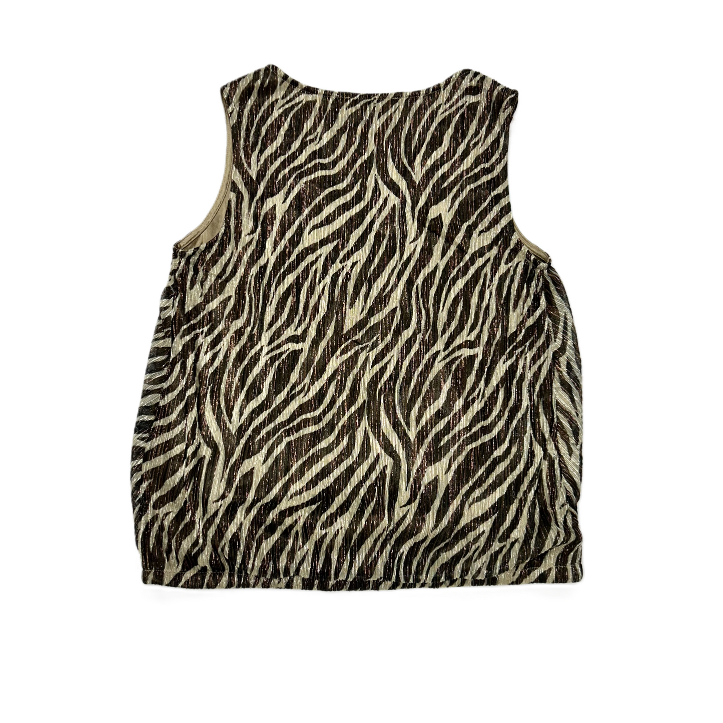 Animal Print Top Sleeveless By Eri + Ali, Size: S