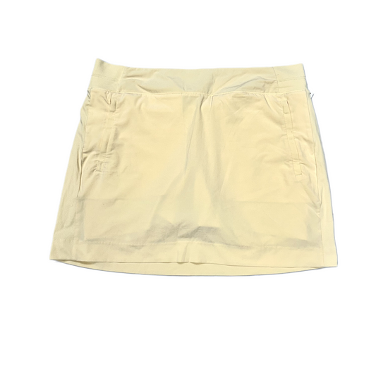 Yellow Athletic Skirt By Athleta, Size: Xl