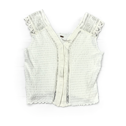 White Top Sleeveless By Free People, Size: L