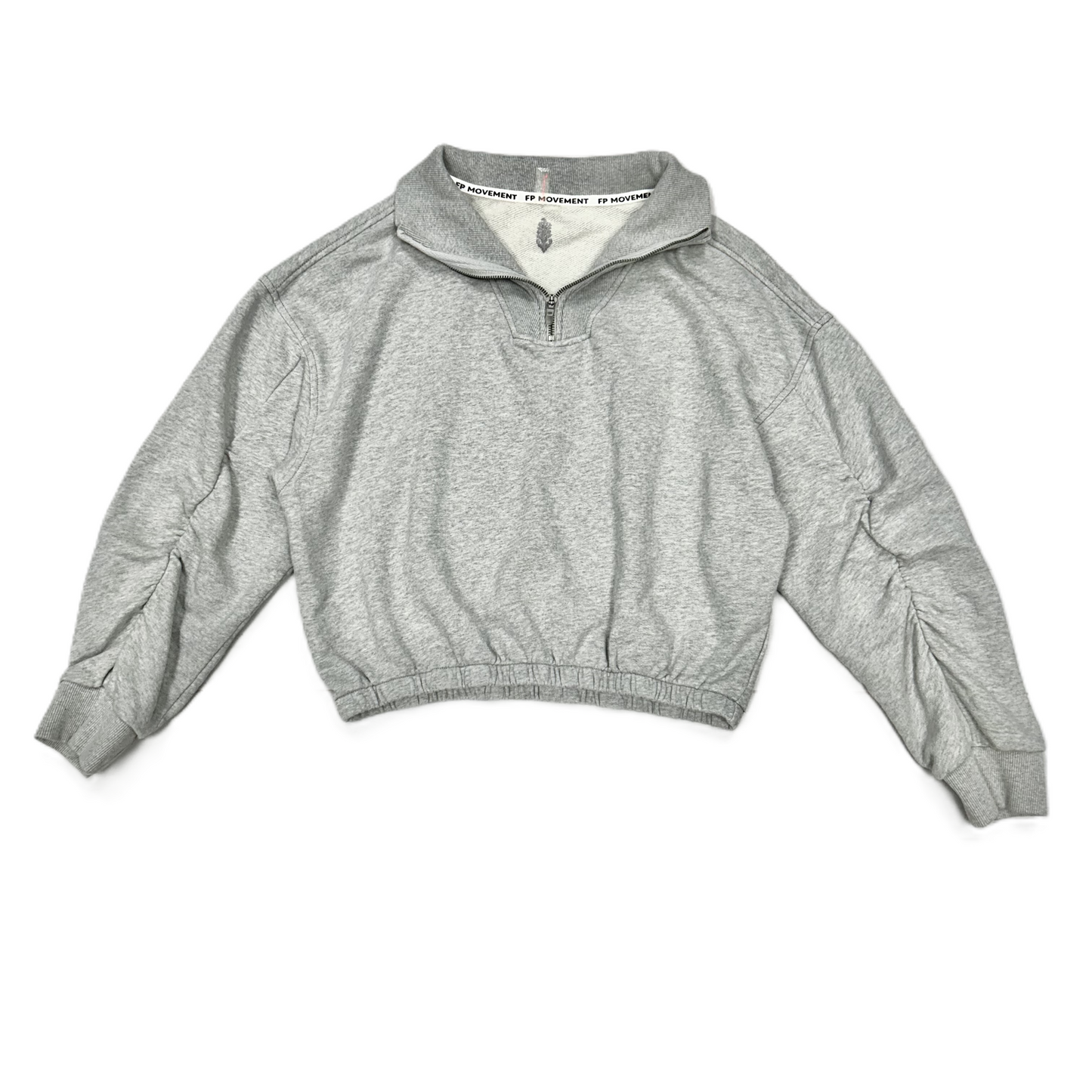 Grey Athletic Sweatshirt Collar By Free People, Size: M