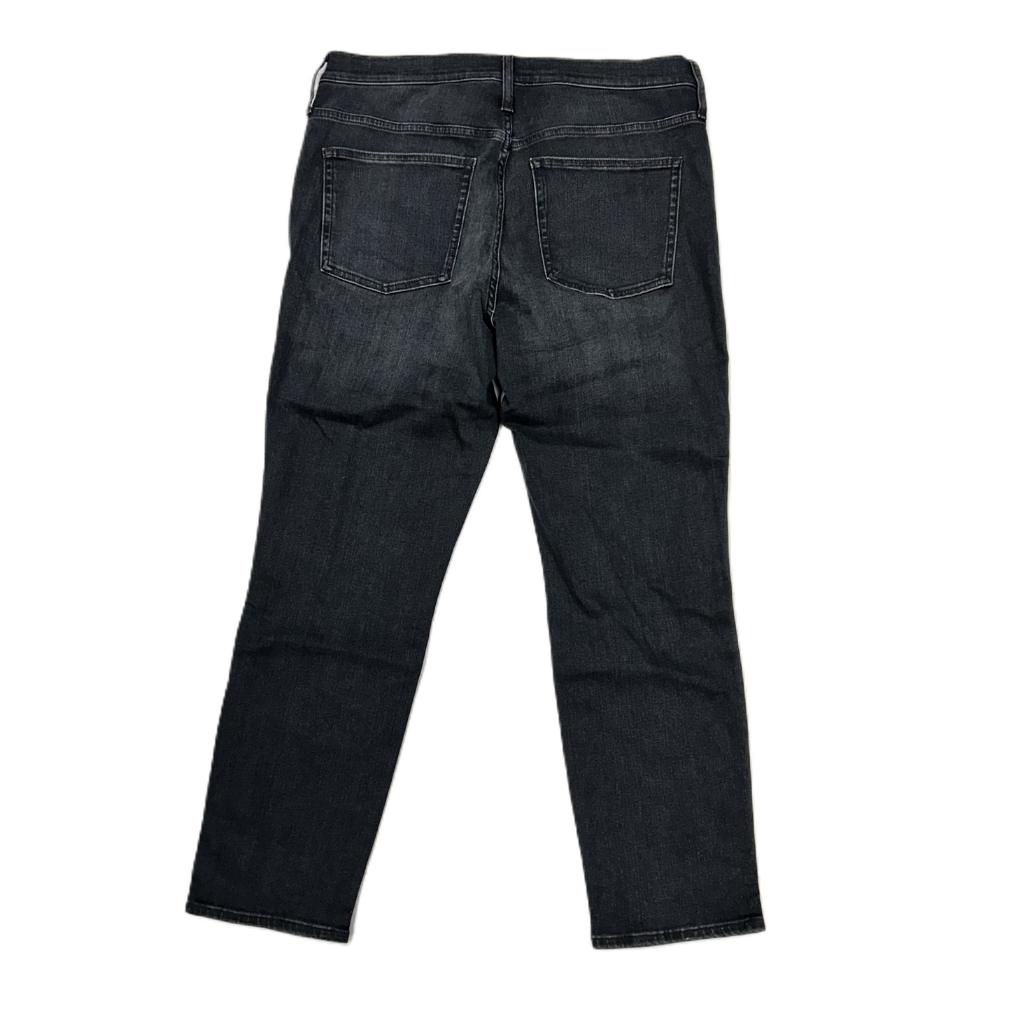 Jeans Straight By J. Crew In Black Denim, Size: 14