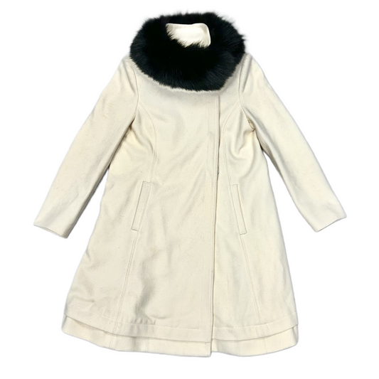 Coat Designer By Alice + Olivia In Cream, Size: Xs