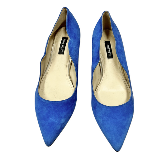 Shoes Flats By Nine West In Blue, Size: 7.5