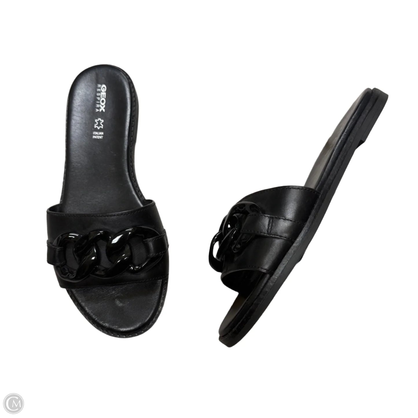 Sandals Flats By Geox Respira In Black, Size: 7