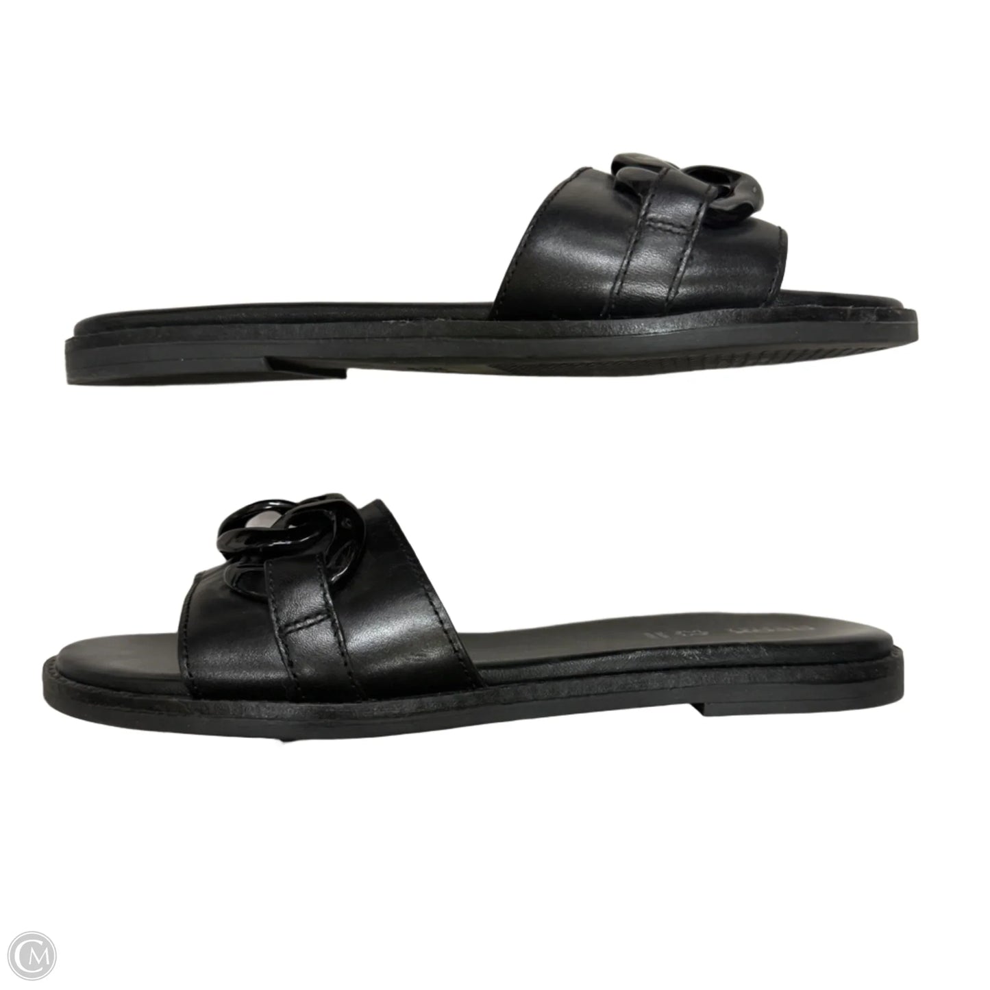 Sandals Flats By Geox Respira In Black, Size: 7