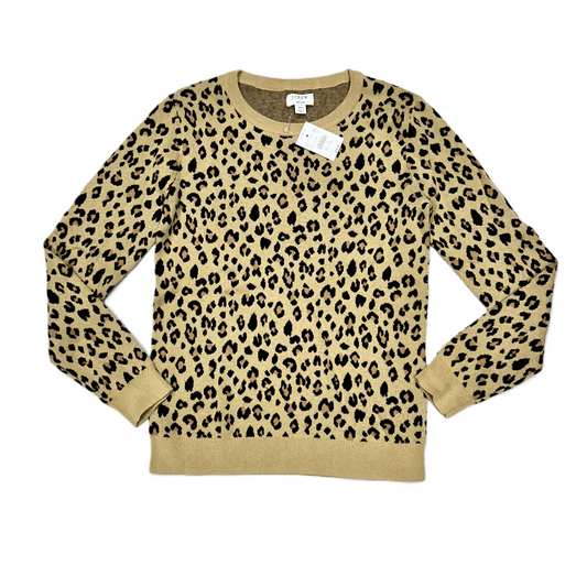 Sweater By J. Crew In Leopard Print, Size: Xs